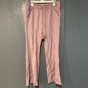 Jolt Purple/Gray Linen Pants Size 11/30
